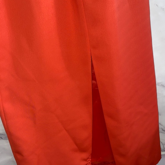Marie St. Claire Orange Long Dress - Picture 9 of 11